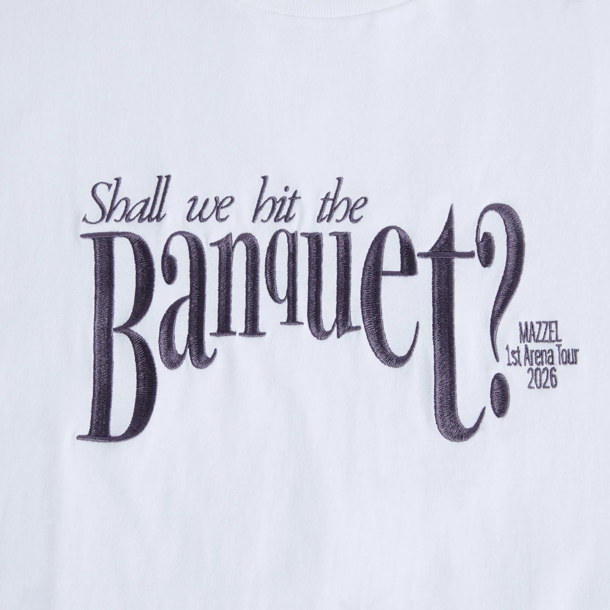 [Shall we hit the Banquet?] Tシャツ WHITE - Image 6