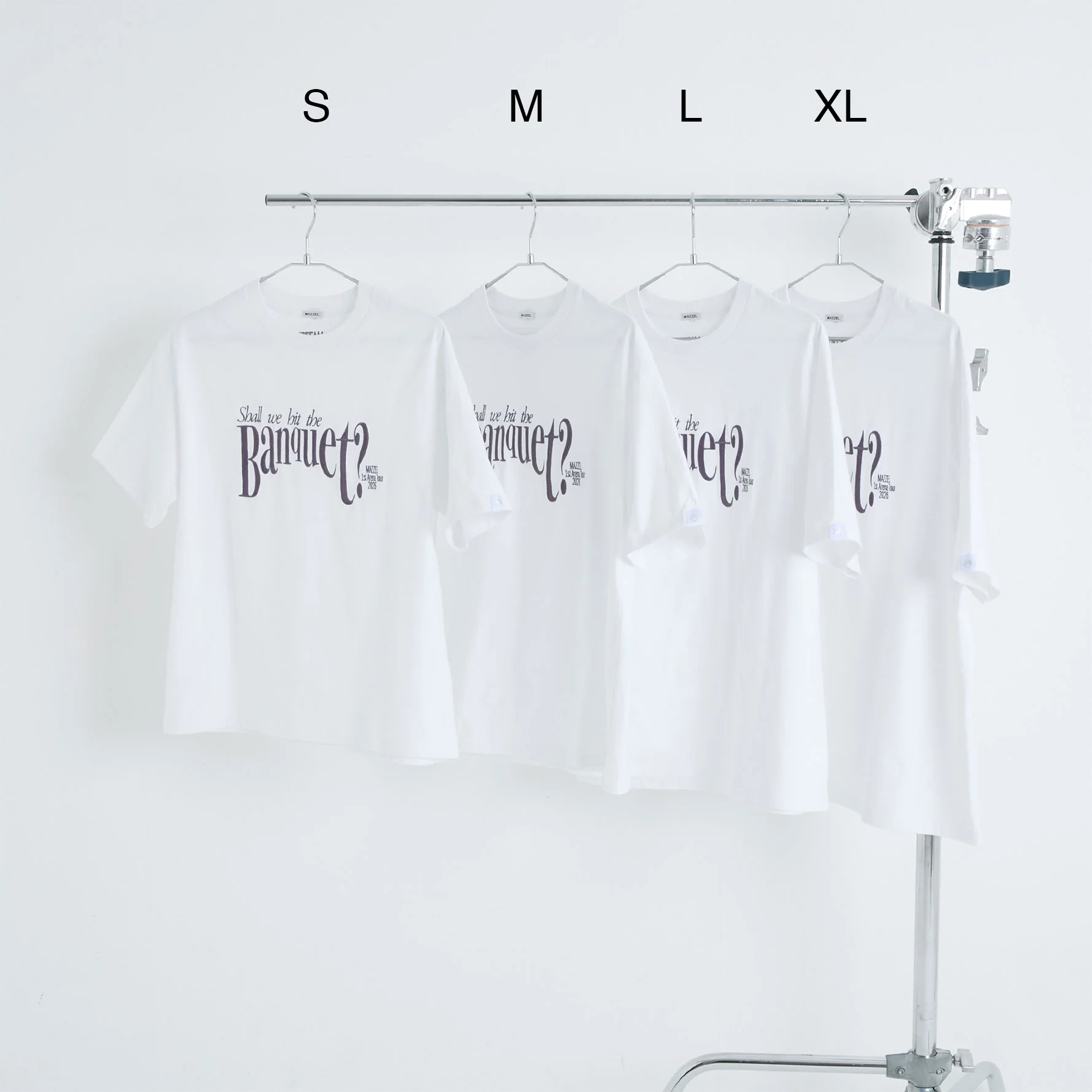 [Shall we hit the Banquet?] Tシャツ WHITE - Image 8